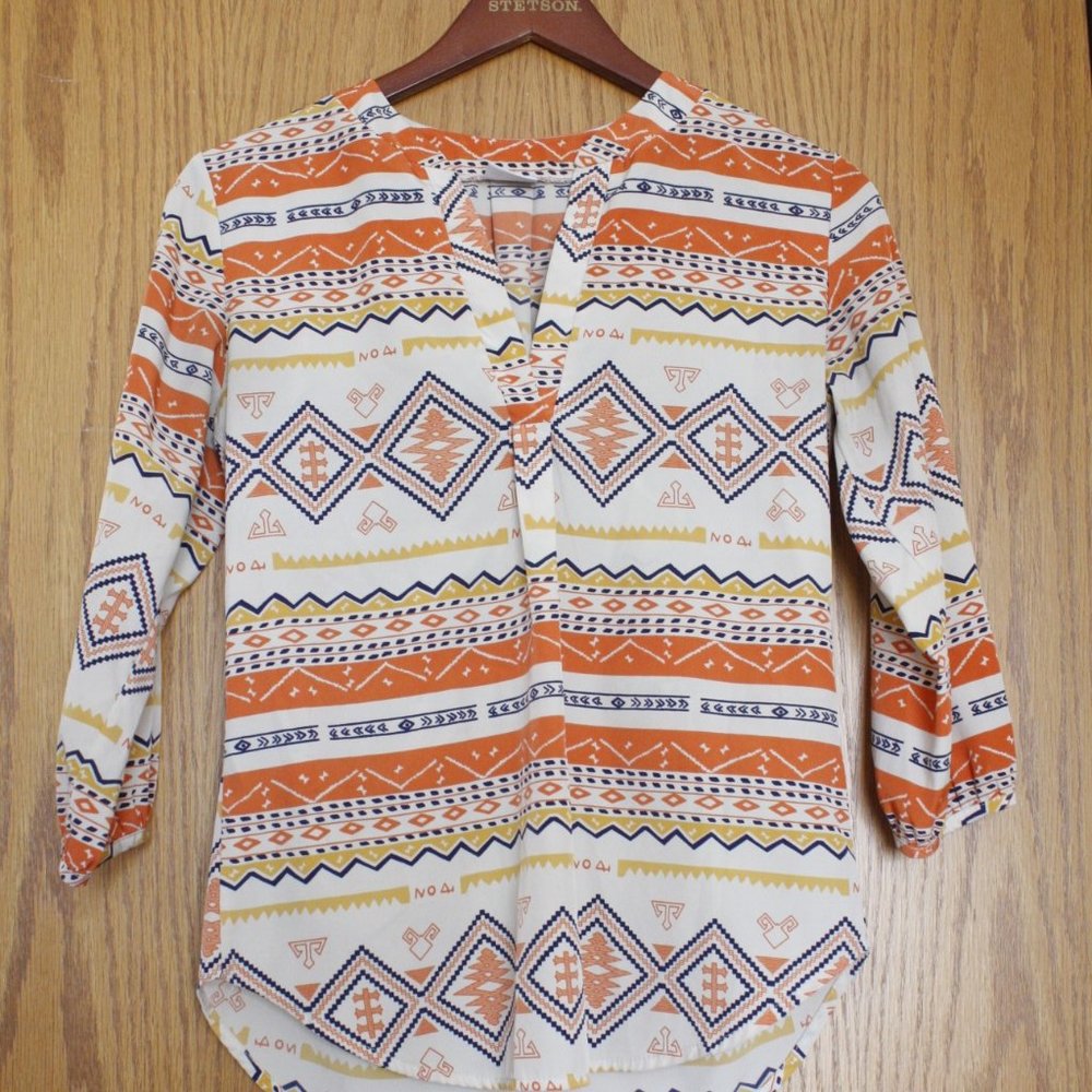 Desert Pattern Orange Top